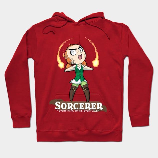 Sorcerer: Everything Burns, Eventually Hoodie by Fox Lee